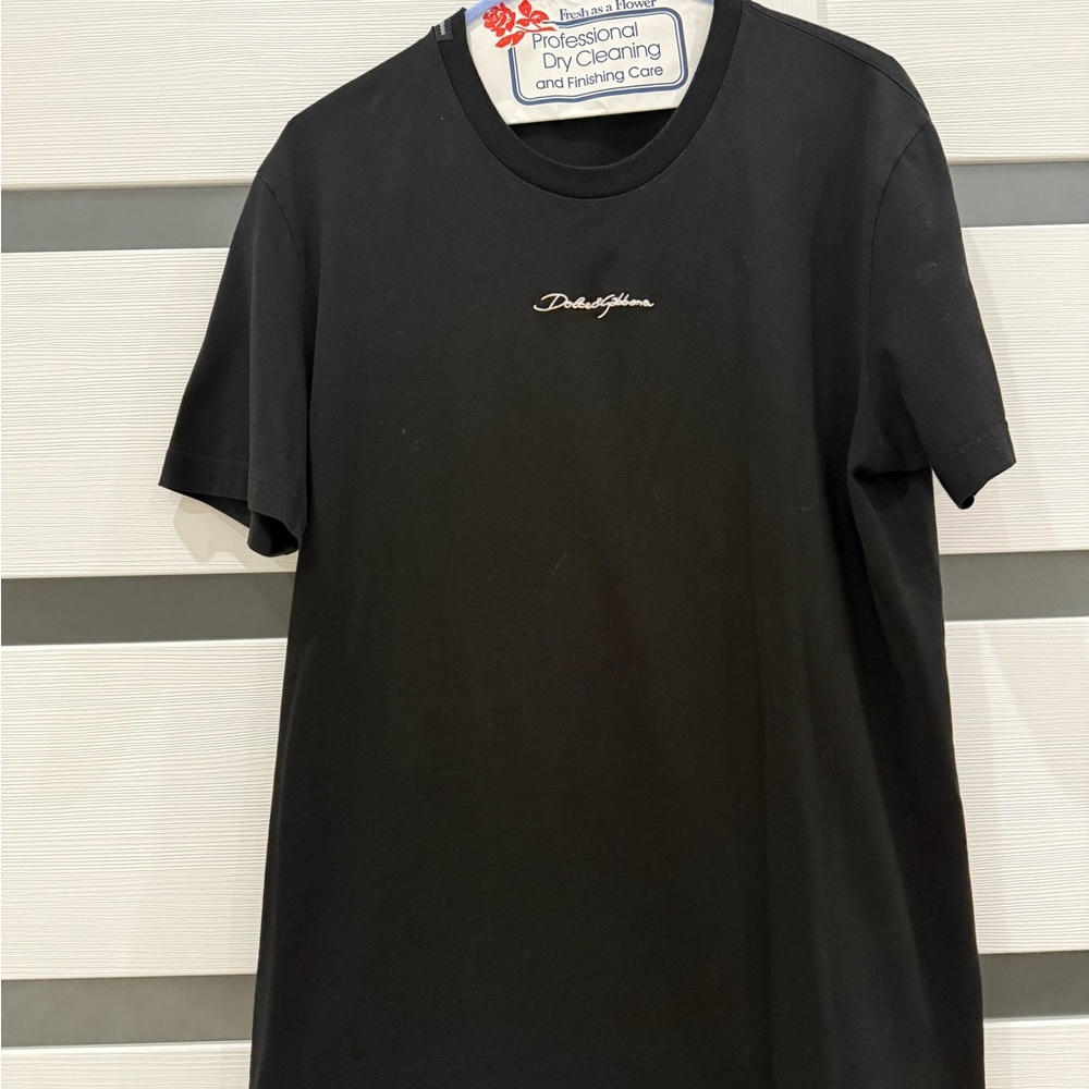 Dolce & Gabbana Black Short Sleeve Tee